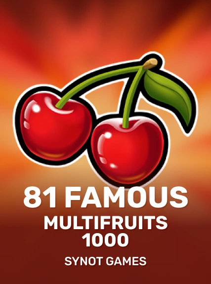 81 Famous Multifruits 1000 game tile
